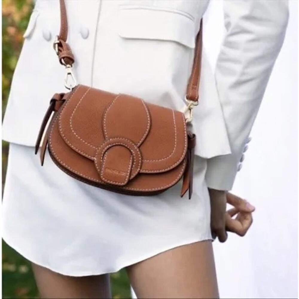 Rachel Zoe Brown Vegan Leather Cross Body Bag